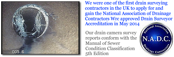 domestic drain camera surveys